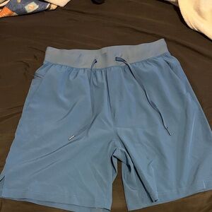 Men's Blue Athletic Shorts